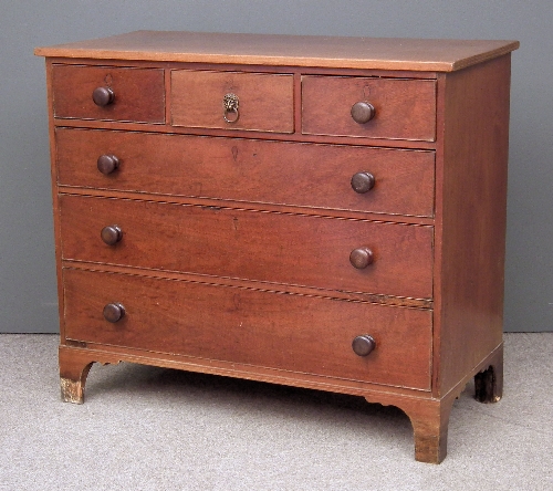 A late Georgian mahogany chest