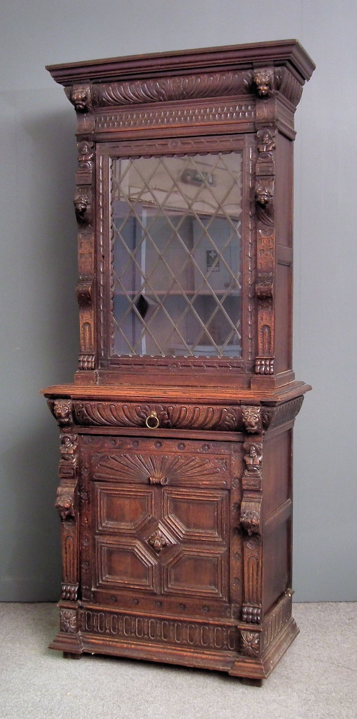 A Victorian panelled Black Oak  15ba34