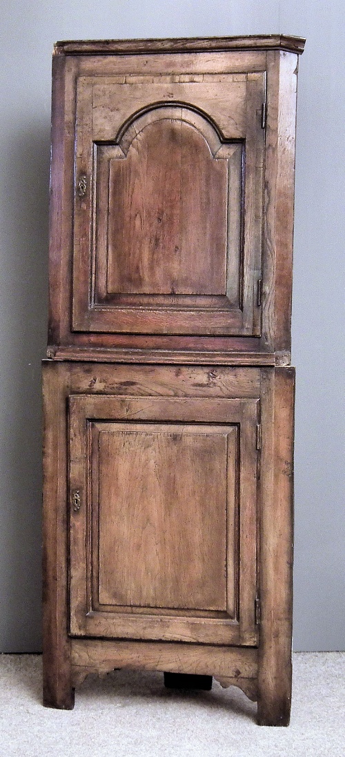 An 18th Century oak and fruitwood