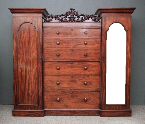 An early Victorian figured mahogany 15ba48