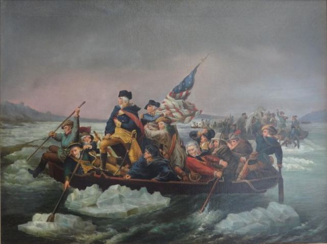 After Emmanuel Leutze. O/C George WashingtonCrossing