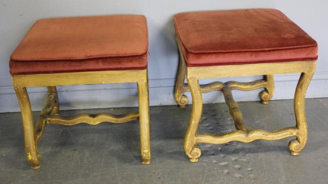 Pair of French Painted Louis XVI