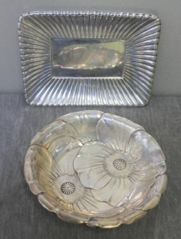 STERLING. Wallace Floral Bowl and Reed