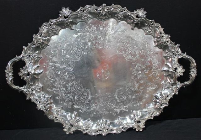 STERLING Large 2 Handled Rococo 15e2c8