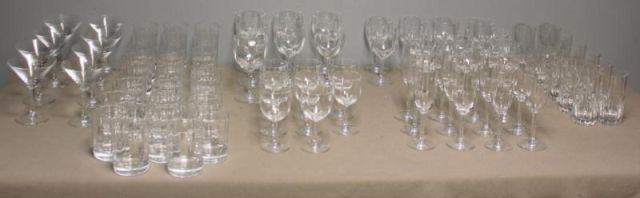 Baccarat. Lot of Assorted Stemware