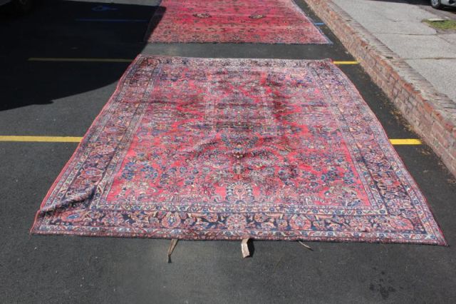 Handmade Roomsize Sarouk CarpetFrom