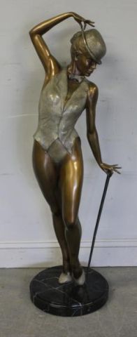 Large Patinated Contemporary Bronze 15e315