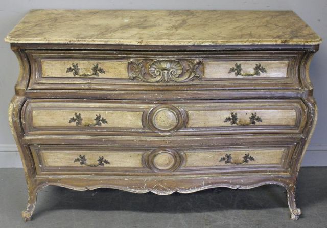 Louis XV Paint Decorated Commode From 15e320