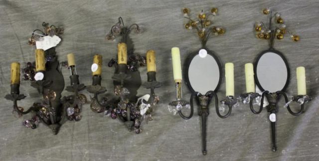 Iron Sconces with Glass Fruit Includes 15e3ee