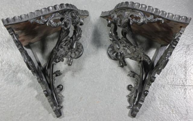 Pair of 19th C Carved Continental 15e45d