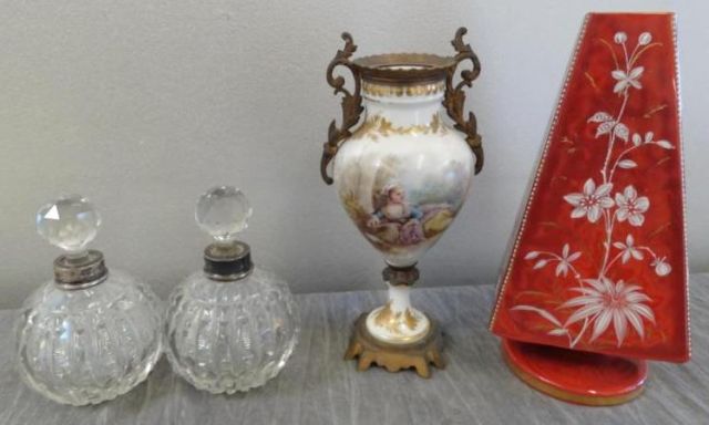 Lot of 4 Items Incl Sevres Urn 15e461