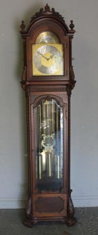 Colonial Grandfather Clock with 5 Tubes.From