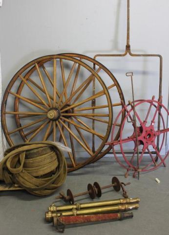 Assorted Antique Fire Truck Equipment.An