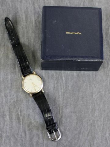 Tiffany & Co. 14kt Gold Men's Watch.Signed