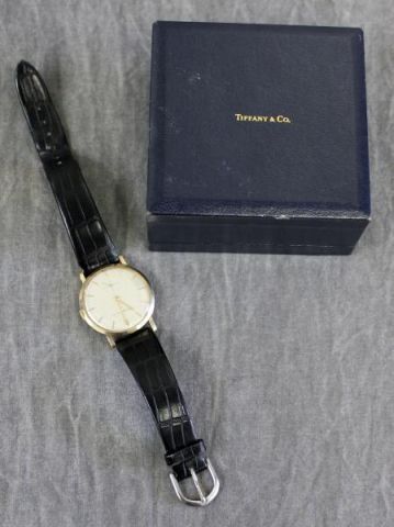 Tiffany Co 14kt Gold Men s Watch Signed 15e4e5