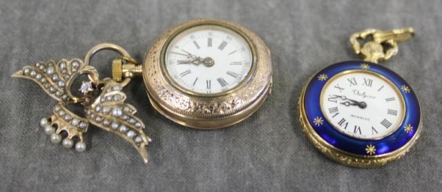 Watch Lot Gold pocket watch converted 15e4fb