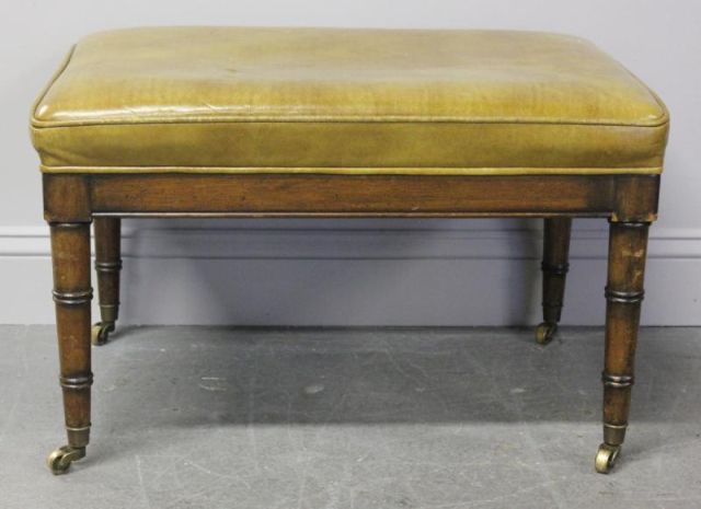 Bamboo Form Ottoman Raised on Brass 15e51d