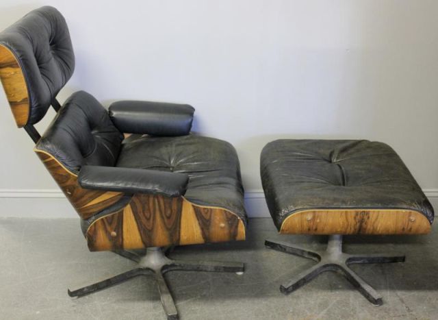 Midcentury Eames Style Leather