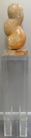 Modern Sculpture on Lucite PedestalSigned 15e52a