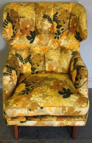 Dunbar Upholstered Wing Back Chair Original 15e544