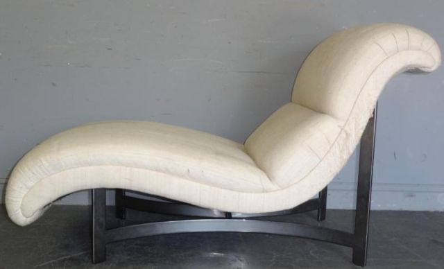 Midcentury Upholstered Chaise With 15e54d