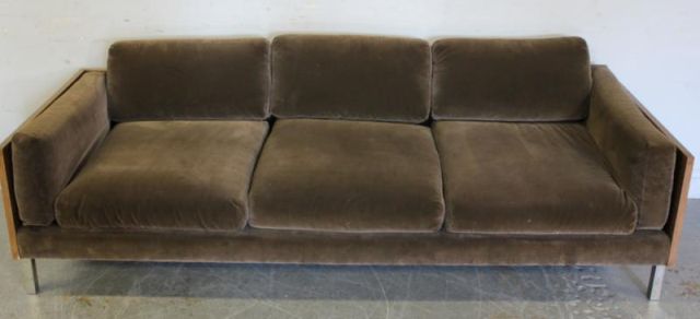 Midcentury Upholstered Chrome  15e546