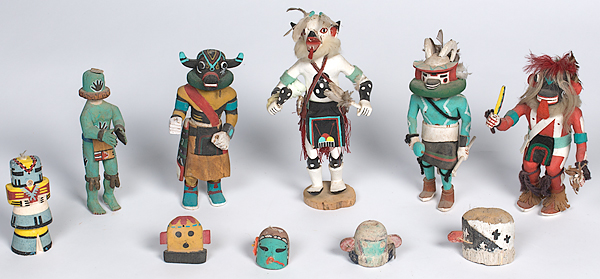 Collection of Hopi Katsinas lot 15e570