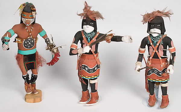 Hopi Snake Dancers and Dog Katsina