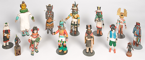 Collection of Hopi Katsinas lot 15e585