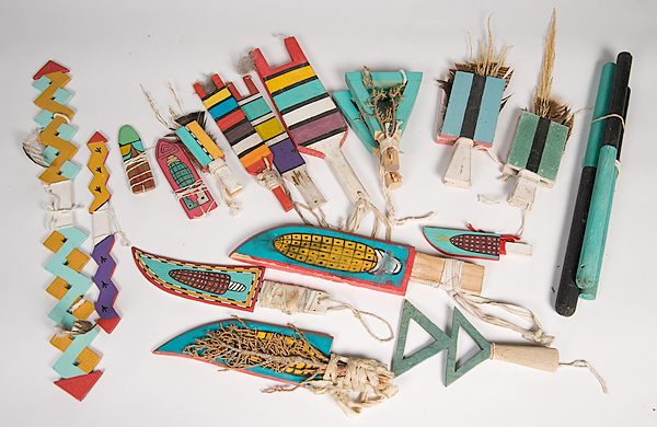 Assorted Group of Hopi Dance Wands 15e5c7