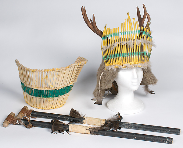 Hopi Deer Dancer Headpiece and