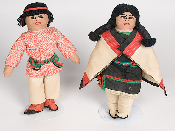 Pair of Hopi Dolls pair of Hopi