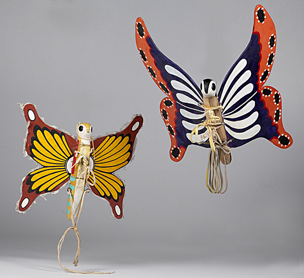 Hopi Carved Wooden Butterflies