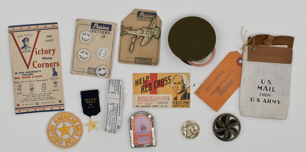 US WWII Assorted Homefront Items 15e7a0