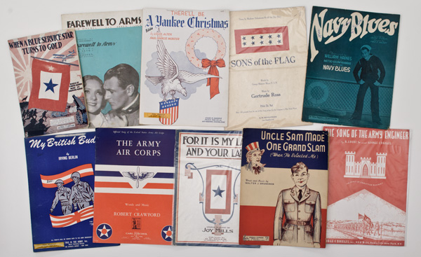 US WWII Sheet Music Assorted Titles