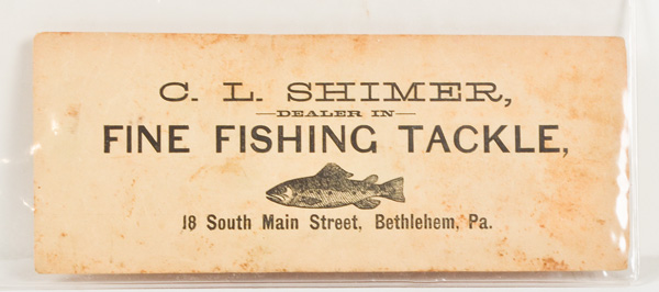 C.L. Shimer Dealer in Fine Fishing