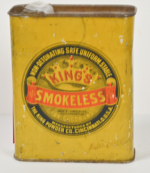One-Pound King's Powder Can Yellow