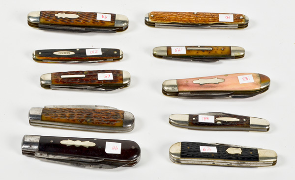 Antique Pocket Knives Lot of Ten