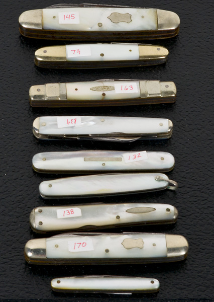 Pocket Knives Lot of Nine with 15e855