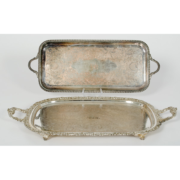 Silver Plated Trays American an 15e899
