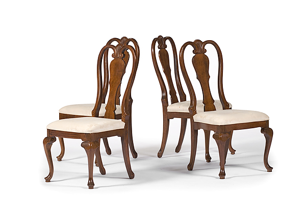 Queen Anne-style Side Chairs American