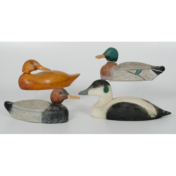 Duck Decoys American a group of