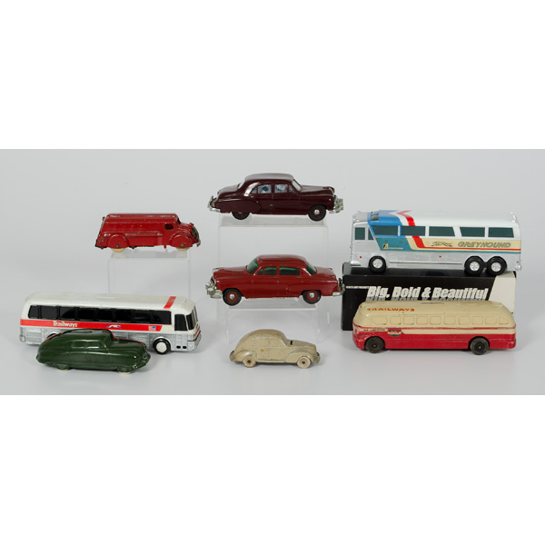 Lot of Bus and Automobile Banks Lot