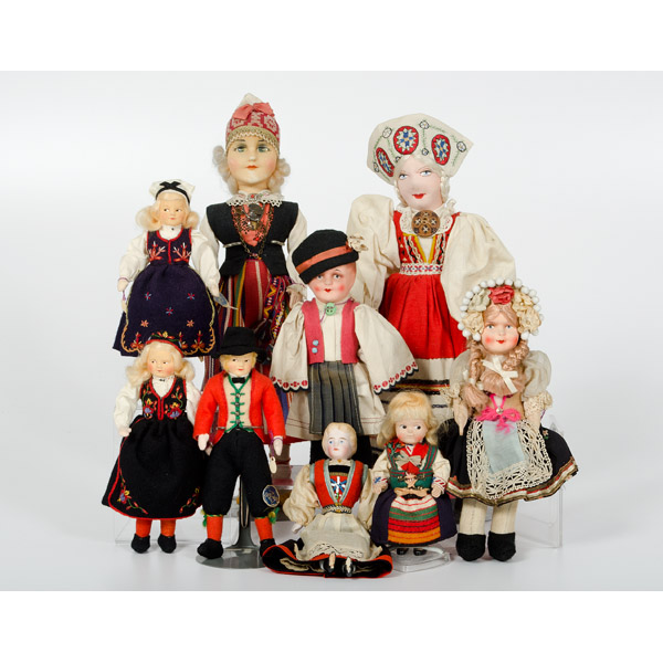 Norweign and German Country Dolls Norway