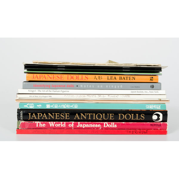 Lot of Japanese Doll Books A lot of