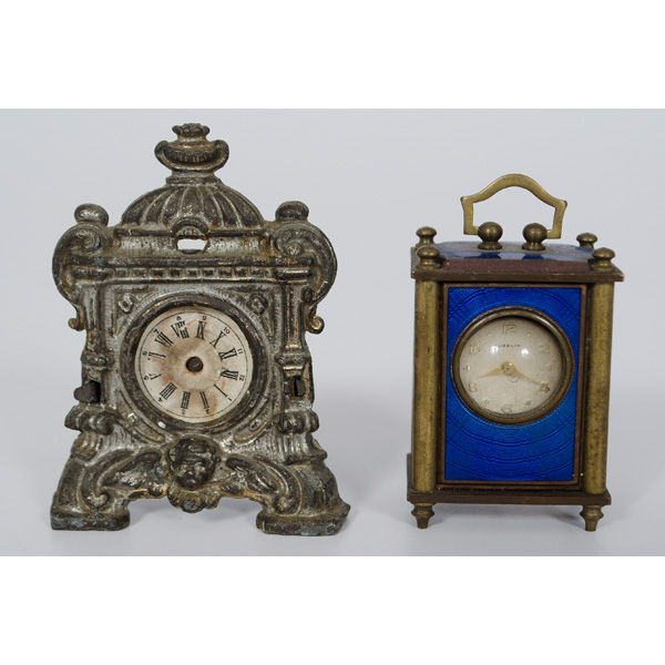 Miniature Gubelin and Table Clocks