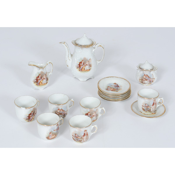 Childs Porcelain Tea Service Continental