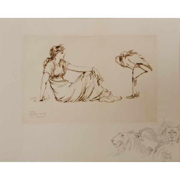 Etching and Drawing of Maidens 15e9e5