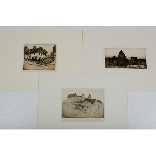 Five Etchings of Bavaria and France