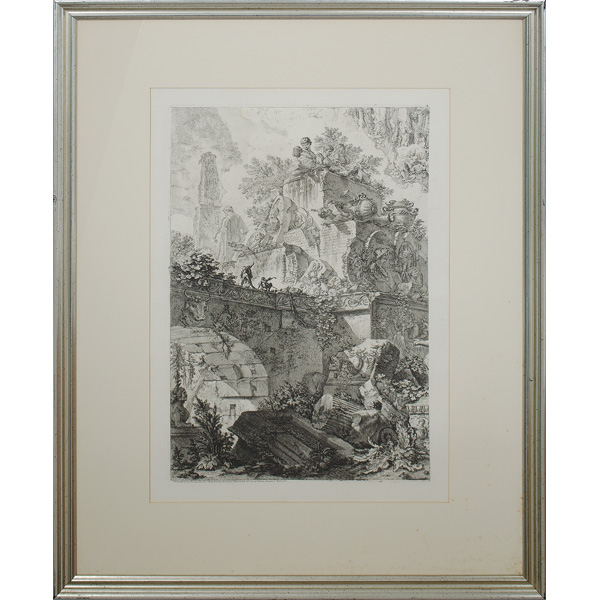 A Pair of Piranesi Engravings Engravings